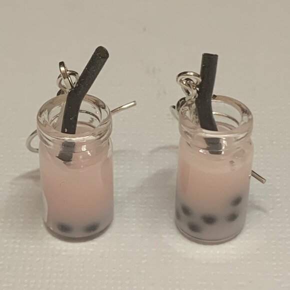 Milk Shake Earring, Shake Earring, Milk Earring, Drink Earring, Funny Food - Picture 2 of 4